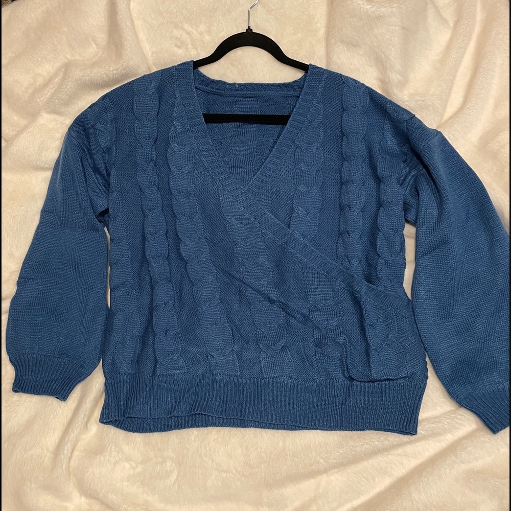 C.CLINE Blue Sweater - Size XL